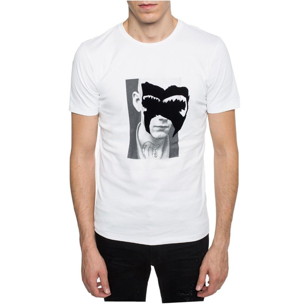$165 Diesel Black Gold Men's TY M4 T-Shirt Snow White Premium Tee Size S